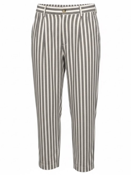 Madewell Pants - Madewell Large Striped Linen Blend Wide Leg Pants